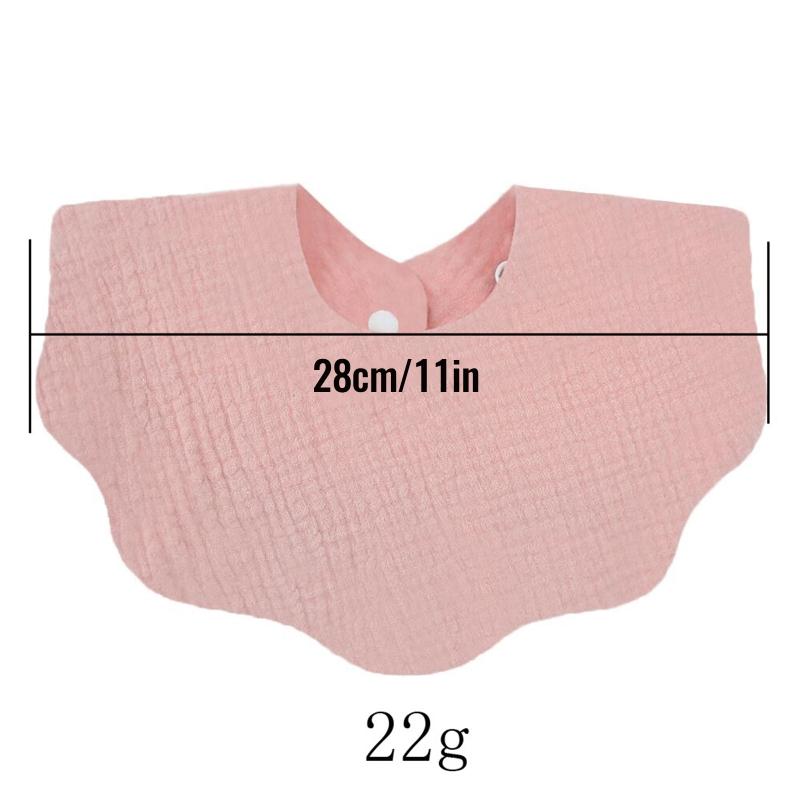 Baby Feeding Bib Bandana Burp Cloth Scarf Printed Soft Cotton Absorbent Saliva Towel Breathable Apron