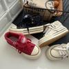 Super Hot Two-wear High-top Canvas Shoes for Women's New Flange Board Shoes~ Spring and Autumn Sports Shoes 5293