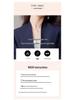 Professional Women's Formal Suit Set for Office and Salon Workwear