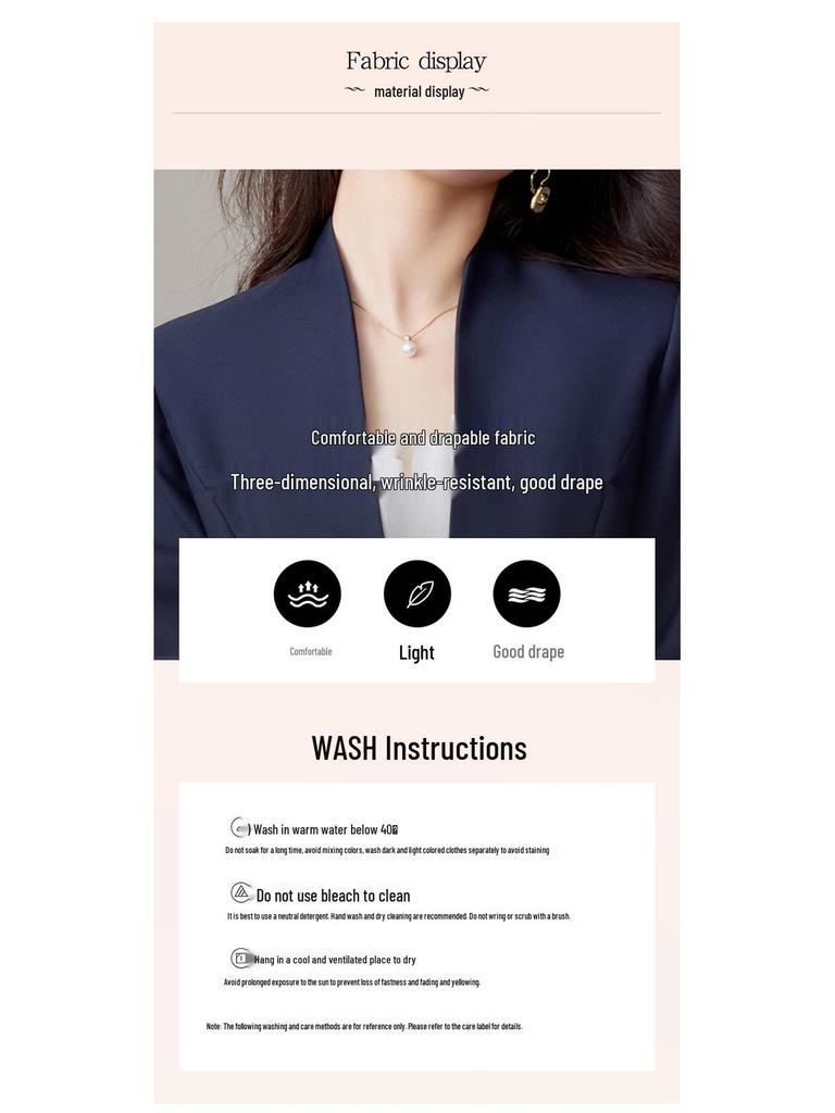 Professional Women's Formal Suit Set for Office and Salon Workwear