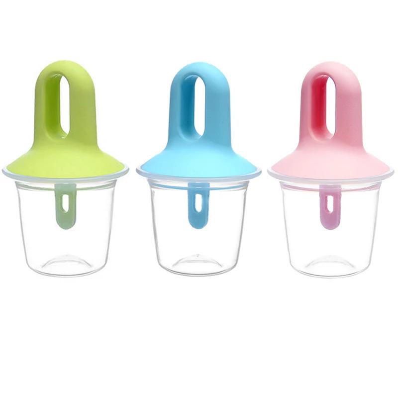 Ice Cream Mold Mini Ice Popsicle Mold Reusable Non-stick Ice Cube Tray Homemade Food for Kids Mini DIY Family Party Essentials