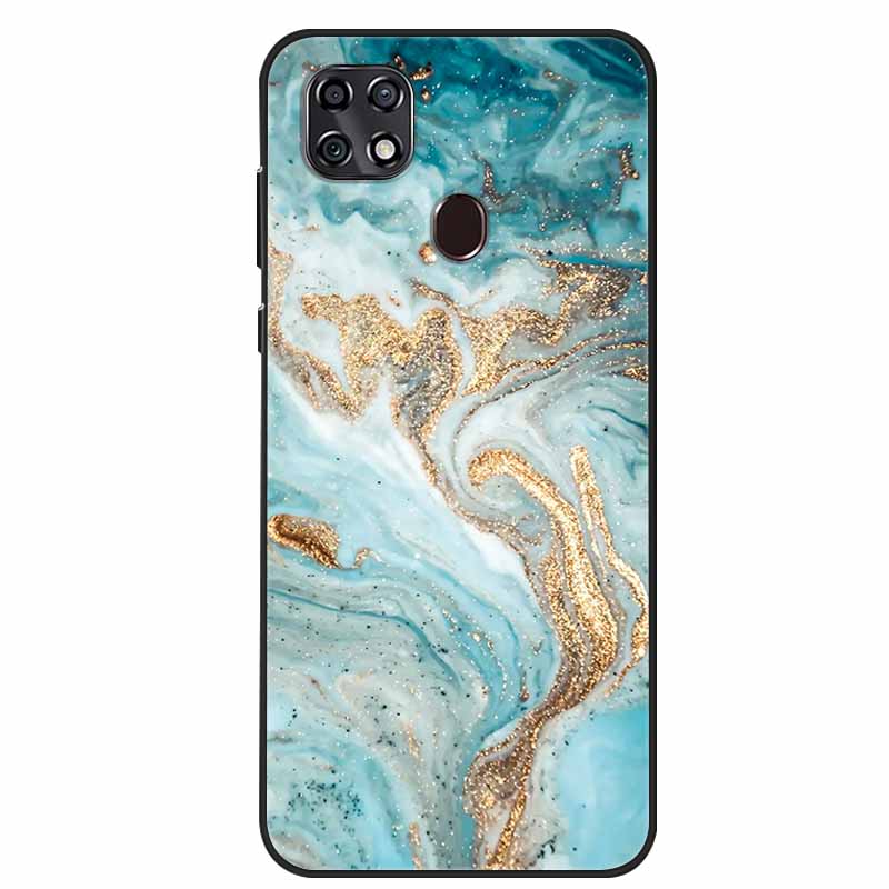 For ZTE Blade 20 Cases 20 Smart Marble Soft TPU Silicone Phone Case For ZTE Blade 10 Smart Back Cover Coque Bumper Blade20 V1050