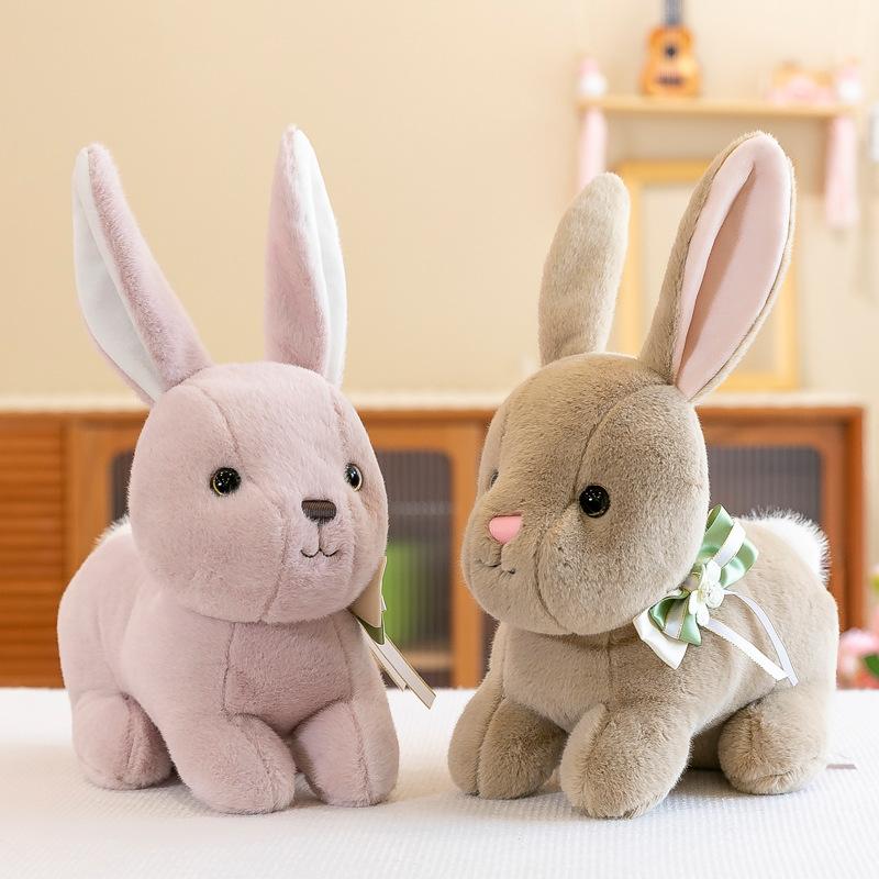 New Cartoon Comparable Rabbit Doll Plush Toy Doll Catch Machine Doll Cute Little Rabbit Children's Gift