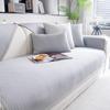 Ice Silk Sofa Cushion Summer Couch Cushion Modern Cool Refreshing Sofa Cushion Solid Color Non-Slip Comfort Sofa Cover Backrest