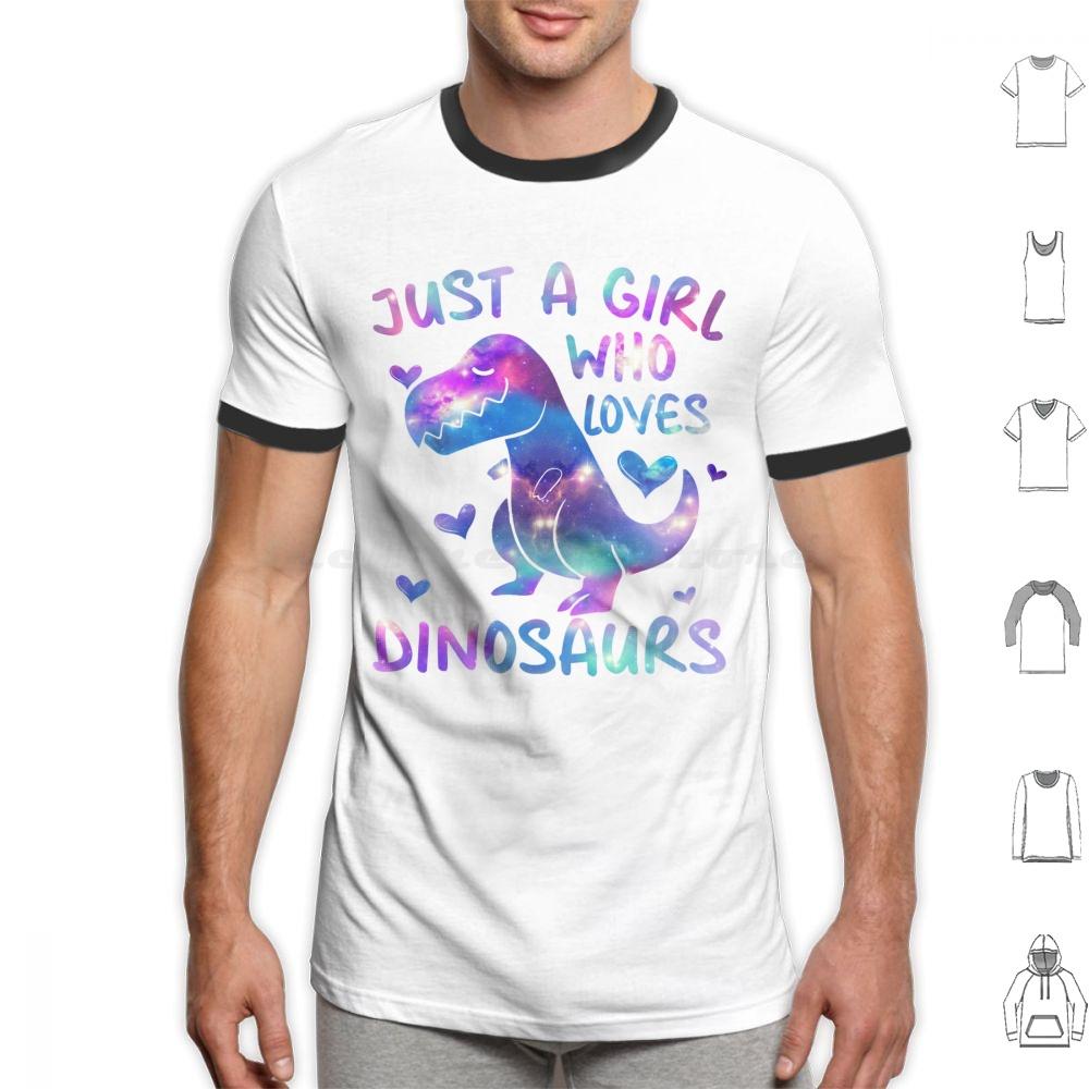 Just A Girl Who Loves DinosaursDinosaur Theme Teen Girls T Shirt 6xl Cotton Cool Tee Loves Dinosaurs S Gifs Beauiful Dinosaur