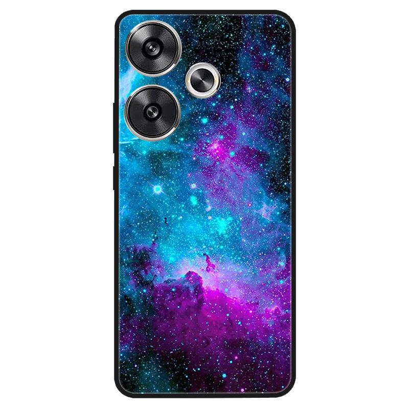 For Xiaomi Poco M6 4G Case Shockproof Soft Silicone TPU Bumper for Poco M6 4G Cover PocoM6 4G 2024 Lovely Luxury Cartoon Fundas