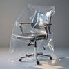 1 Pcs Elastic Transparent PE Waterproof Massage Chair Cover Dining Chair Dustproof Furniture Covers Anti-scratch Storage Case