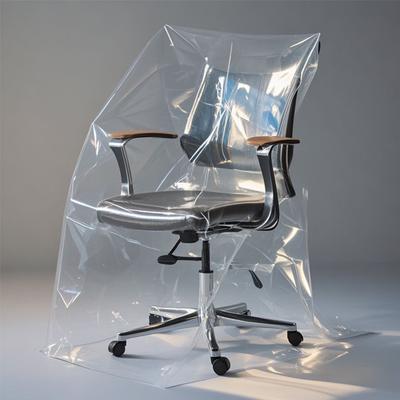 1 Pcs Elastic Transparent PE Waterproof Massage Chair Cover Dining Chair Dustproof Furniture Covers Anti-scratch Storage Case