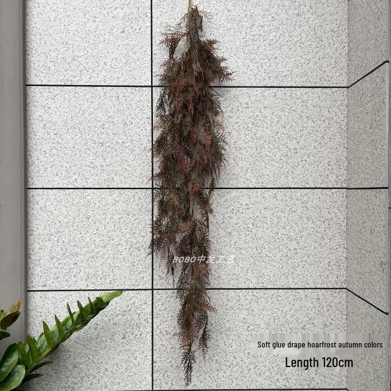 Artificial Spider Plant & Fern Hanging Decor - Trailing Green Vines for Wall & Ceiling