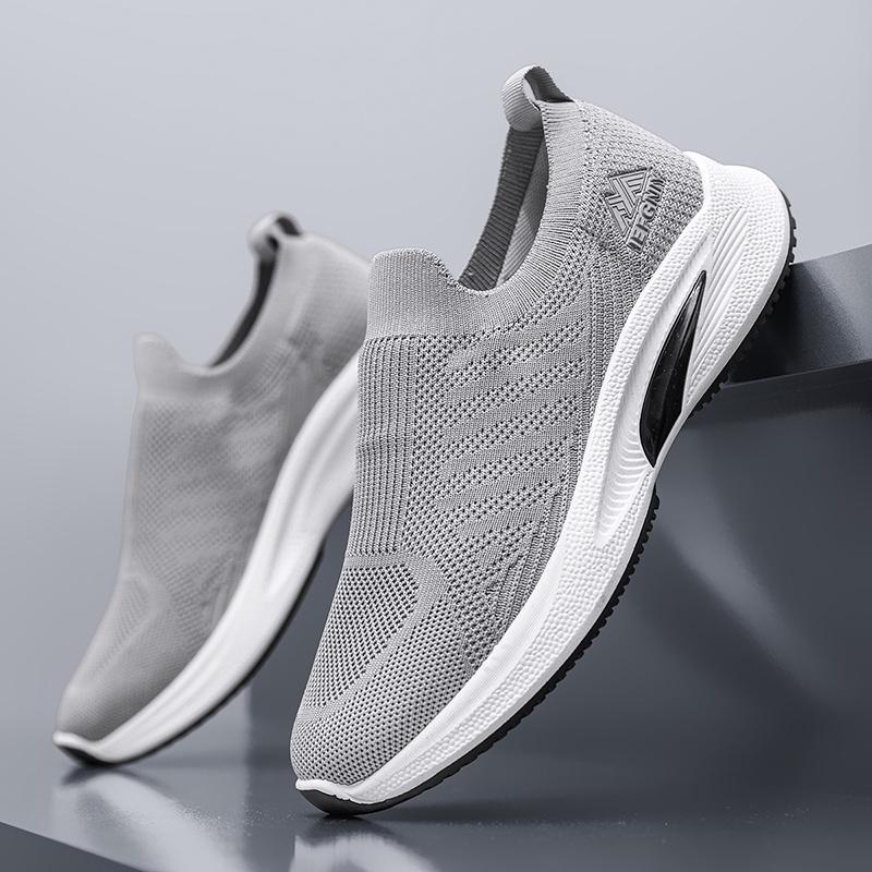 Nuove scarpe da corsa ammortizzate alla moda per esterni da uomo in mesh traspirante scarpe sportive versatili leggere