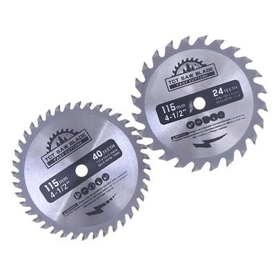 Wood Saw Blade 115Mm Cemented Carbide Tipped Tct Saw Blade For Woodworking Pvc Plastic Cutting Disc Circular Saw Blade