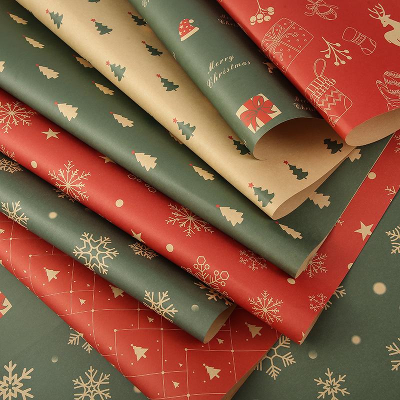 Premium Christmas Gift Wrapping Paper - Festive Packaging in Stock