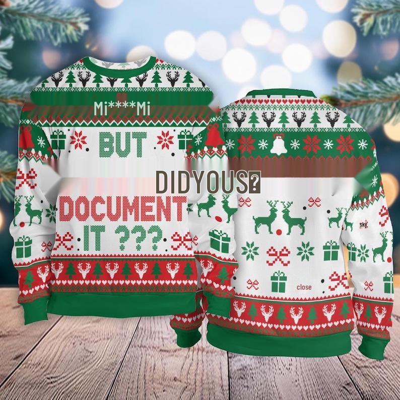 Herren 3D Weihnachtsdruck Rundhals Pullover Hoodie - Lässiges Langarm Oberteil