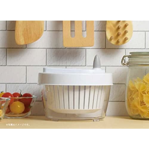 Pearl Metal Simplice C-1102 Mini Vegetable Drainer, Salad Spinner, for Cut Vegetables