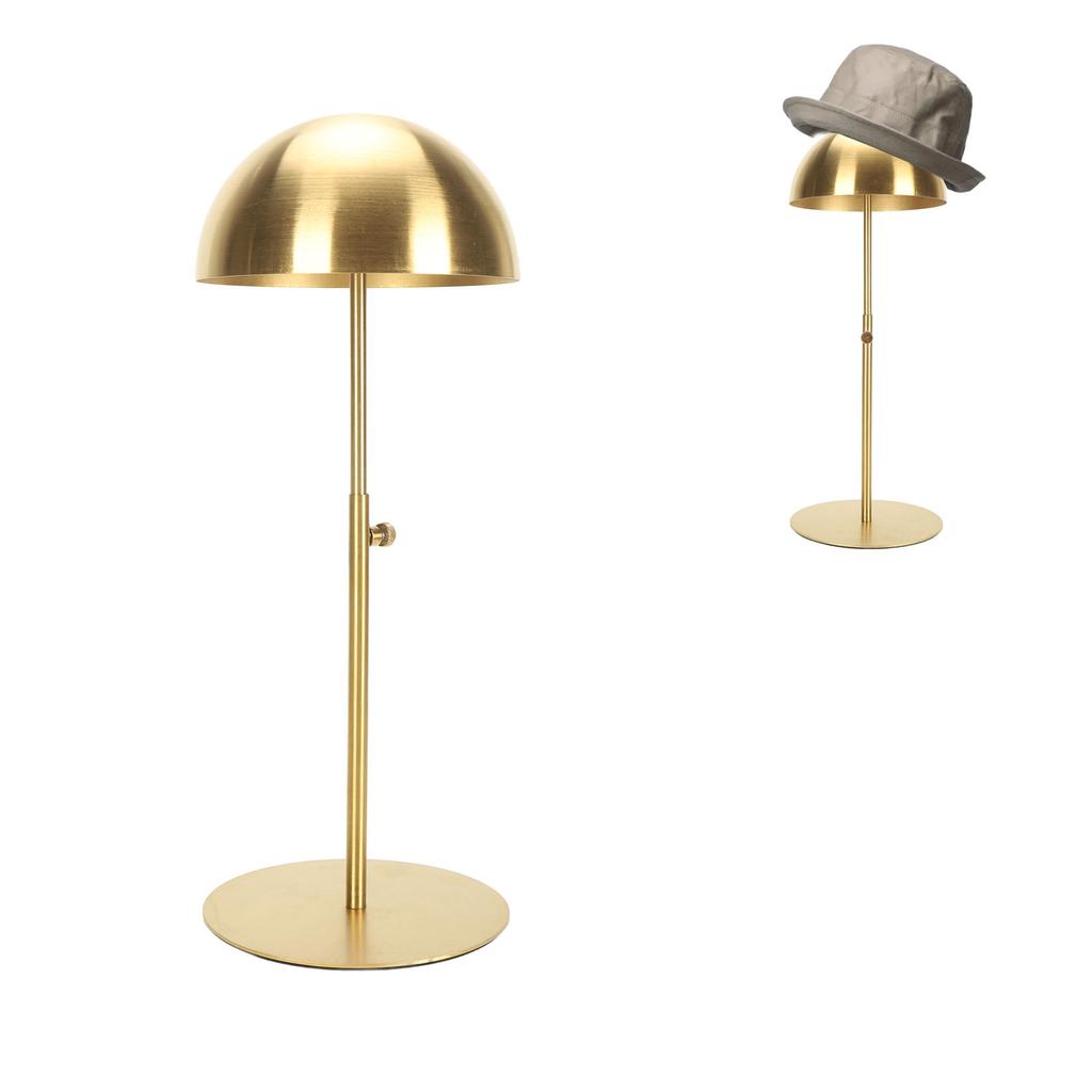Espositore per Cappelli Multifunzionale Portatile Altezza Acciaio Inossidabile Supporto per Cappelli per Conservazione Multipla di Cappelli