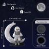 Cute Outer Space Astronaut Figurine Action Figure Toys Statue for Showpiece Home Living Room Decor Office Desktop Decoration Car Dashboard
