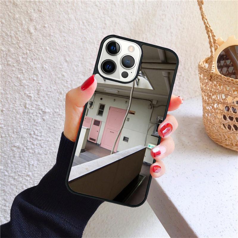 

pink city aesthetic soft Phone Case Cover For iPhone 17 Air 16 15 14 12 13 Pro Max Plus coque Shell Fundas iPhone 14plus