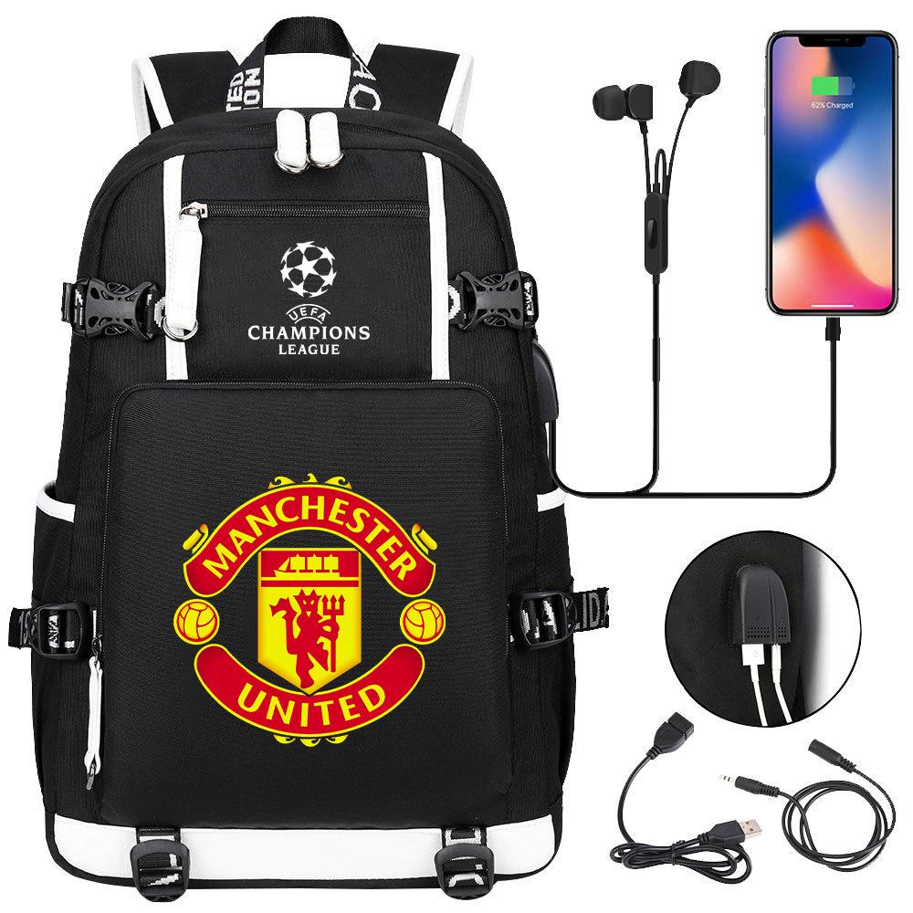 Large-Capacity General-Purpose Schoolbag Around The Football Club, Youth Trend Leisure Travel Bag
