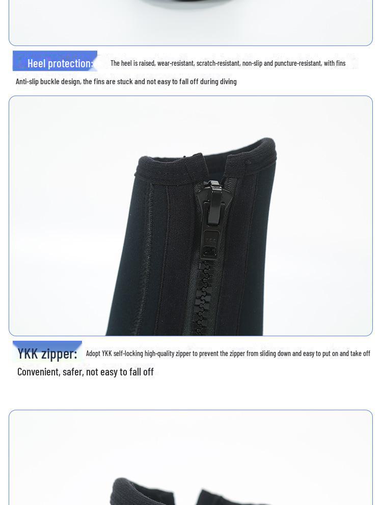 5MM Diving Shoes: Non-slip, Wear-resistant for Beach, River, Surfing and Snorkeling