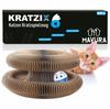 KRATZIX Katzenspielzeug Kratzspielzeug Kratzpappe Katzenkratzbrett faltbar Minze