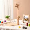 Seated Embroidery Stand Adjustable Embroidery Frame with Stand Cross Stitch Holder Wooden Flexible for Embroiderers, Table, Desk