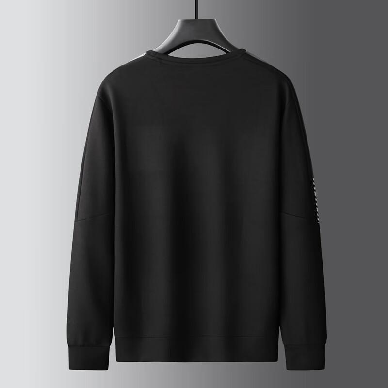 Dibinze Men's Plus Size Crew Neck Sweatshirt