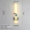 Chinese Cloisonné Enamel Brass Wall Lamp - Minimalist Bedside, Stair, Corridor & Living Room Light