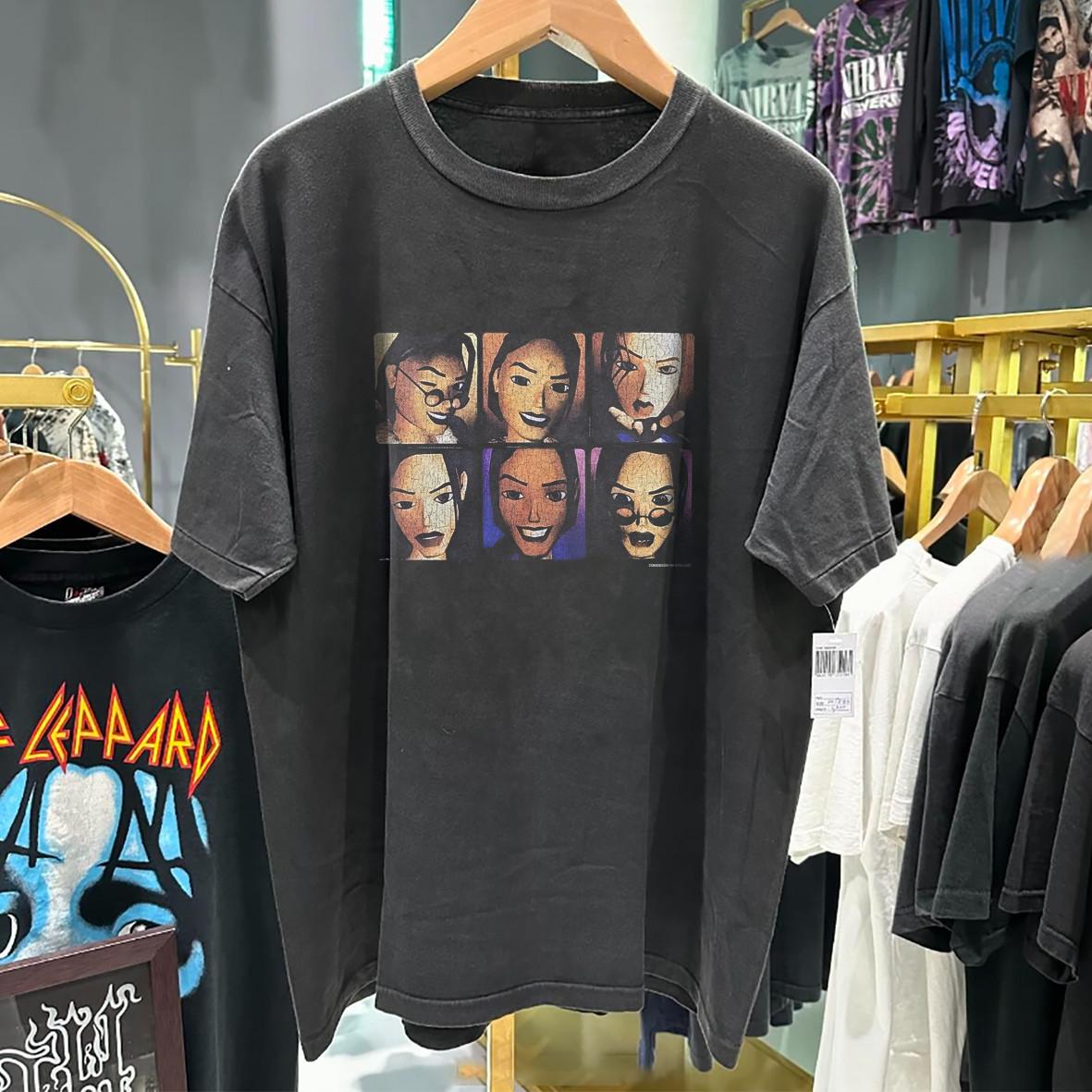 2001 Tomb Raider Lara Croft - Classic T-Shirt Black M M