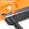 WORKLION Paper Lightweight Mini Paper Cuts with Ruler Cutter Trimmer, A4/A5 Compatible, Paper, Photos, Coupons, Labels, Cards, (Black)