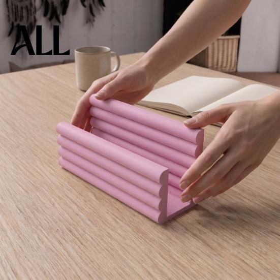 Компактный дисплей для украшений 3D-печатная подставка Мини-фигурки, Волнистый многоуровневый органайзер и Коллекционные предметы, Устойчивые Изысканные фигурки Настольная полка Экшн
