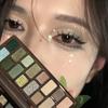 16 Eye Shadow Makeup Palette Black Pink Grey Blue Green Pearlescent Diamonds Glitter Eyeshadow Pro Eye Cosmetics Makeup
