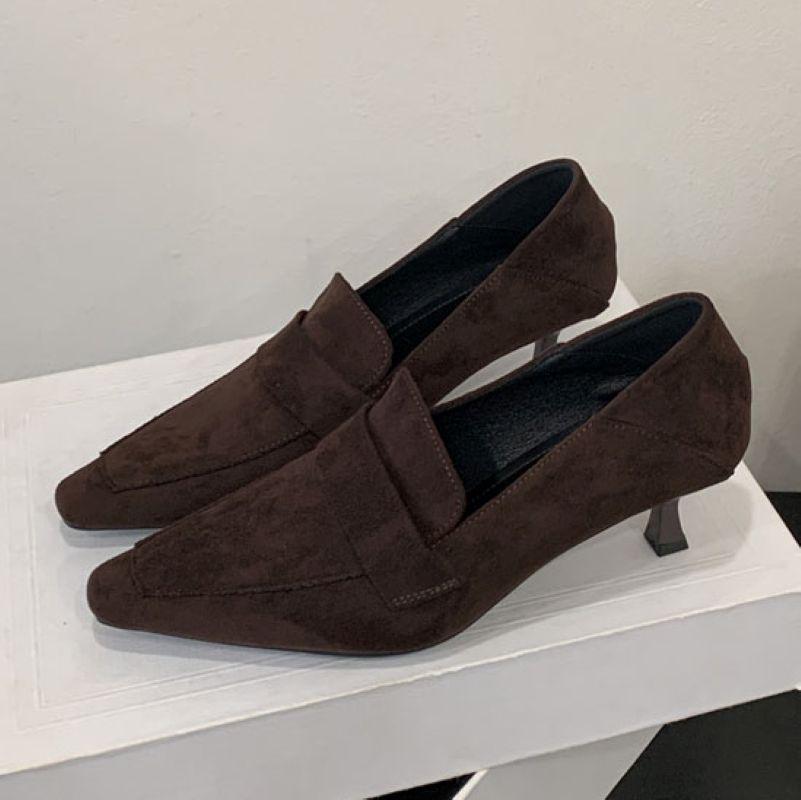 Fashion Eilyken Elegant Pointed Toe Women Pumps Fashion Thin Low Heels Shoes Street Style Party Prom Dress Zapatos De Mujer