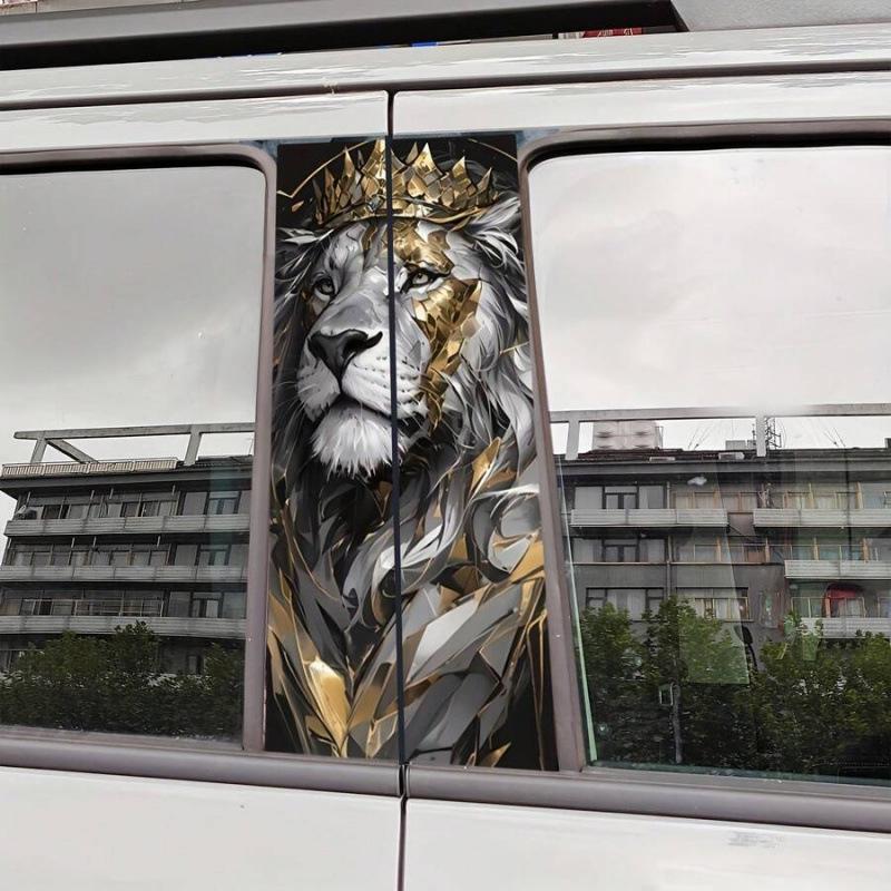 V 66937 Lion Car Decorative Decals - Cross-Border Version
