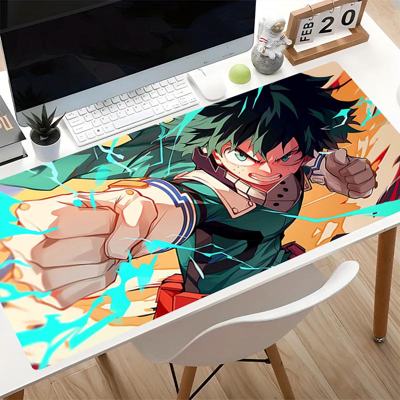Mouse Pad My Hero A-academia Japanese Anime Desk Mat Gamer Carpet XXL Mouse Mat Non-Slip Gaming Computer Mousepads For Best Gift