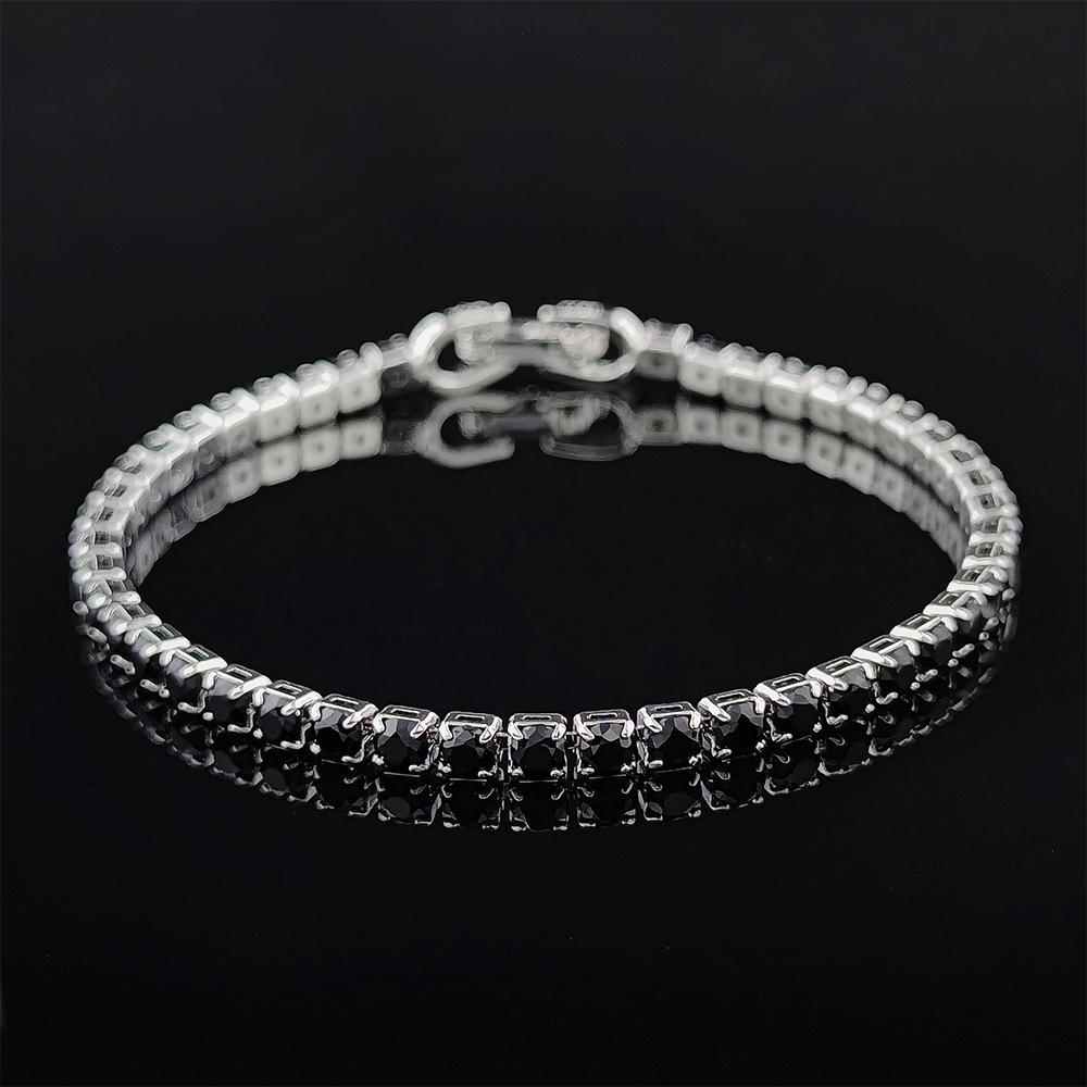 Bracciale Tennis Hip-Hop Zirconi Multicolore - Senza Sbiadire, Design Full Diamond