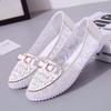 Women's Summer New Korean Version Fashion Bean Shoes Student Pregnant Women Soft Sole Casual Breathable Shoes