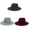 European Style Fedora Hat With Wide Brim For Winter Sun Protection And Breathability