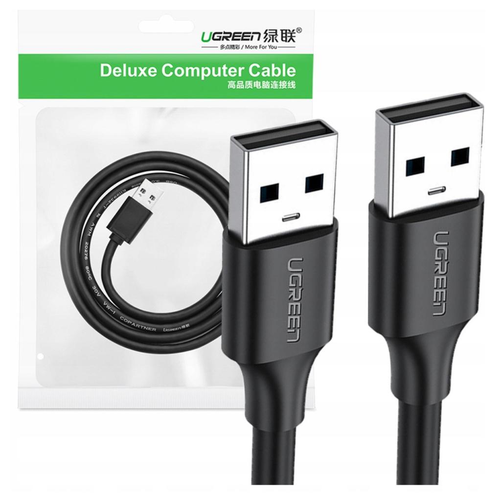 Kabel Usb 2.0 M-M Ugreen Us102, 1.5M (Czarny)
