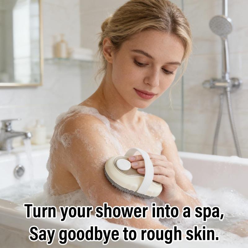 Portable Soft Skin Cleansing Brushes with Liquid Dispensing for Shower Gel Ideal for Bathing Soaking Skin Care Set