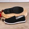 Old Beijing cloth shoes upgraded beef tendon soles men's one-pedal dad shoes non-slip and wear-resistant autumn and winter casual shoes work shoes