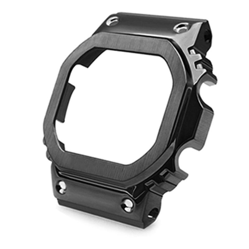 Stainless Steel Replacement Case & Band for Casio G-Shock DW-5600/GW-M5610 Men's Watch