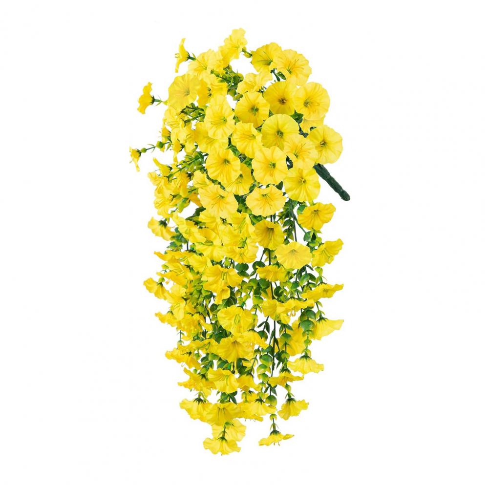 Realistic Hanging Plant Decor Outdoor Artificial Floral Arrangements Uv Resistant Artificial Hanging for Outdoor for Patio
