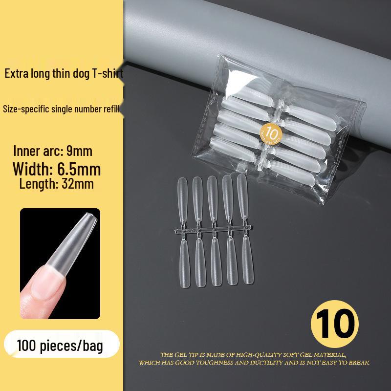 Jia Naisi Extra Long Wearable T-Shaped Manicure Nails