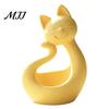 Entryway Key Storage Cat Shape 3D Printed Tray, Matte Finish Decorative Desktop PLA Material Trinket Tray Durable Ornament for Bedroom Dressing Table
