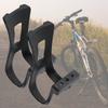 Mountain Bike Cycling Pedals Toe Clip Road Bike Pedal Half Clips Bicycles Strapless Toe Pedal Clips Cage Easy To Install