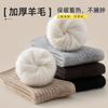 Extended Thickened Wool Socks Children'S Winter Warm Medium Tube Socks Tide Solid Color Versatile Breathable Stockings Boneless Socks