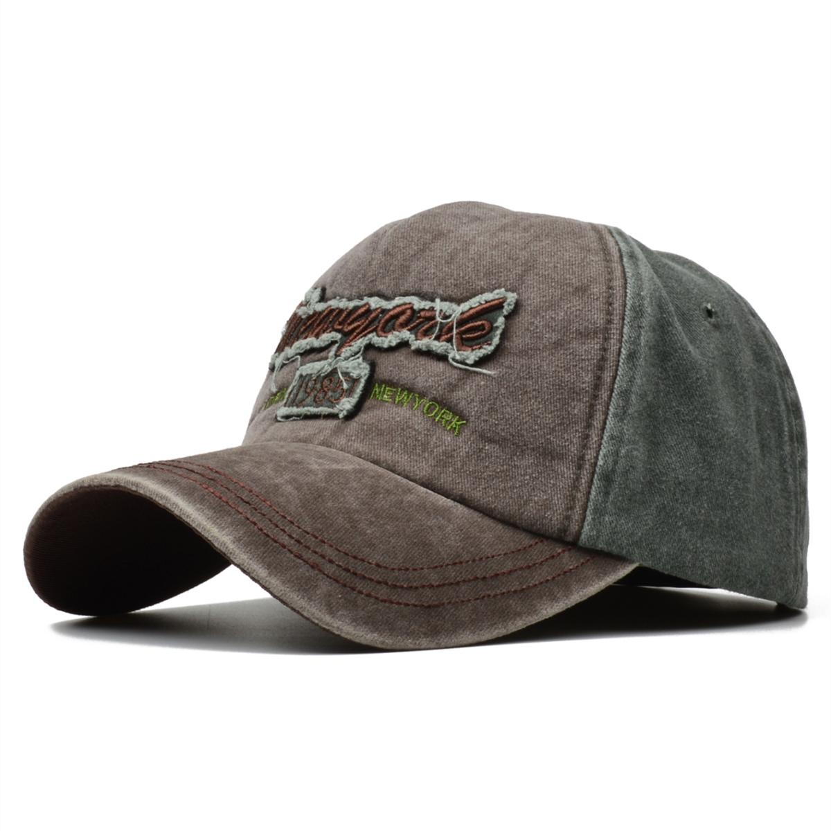 

Northwood Вишивка НЬЮ-ЙОРК 1985 Літерні бейсболки для чоловіків жінок татова кепка сонцезахисна дихаюча хіп-хоп бавовняна кепка 56-60 cm зелений