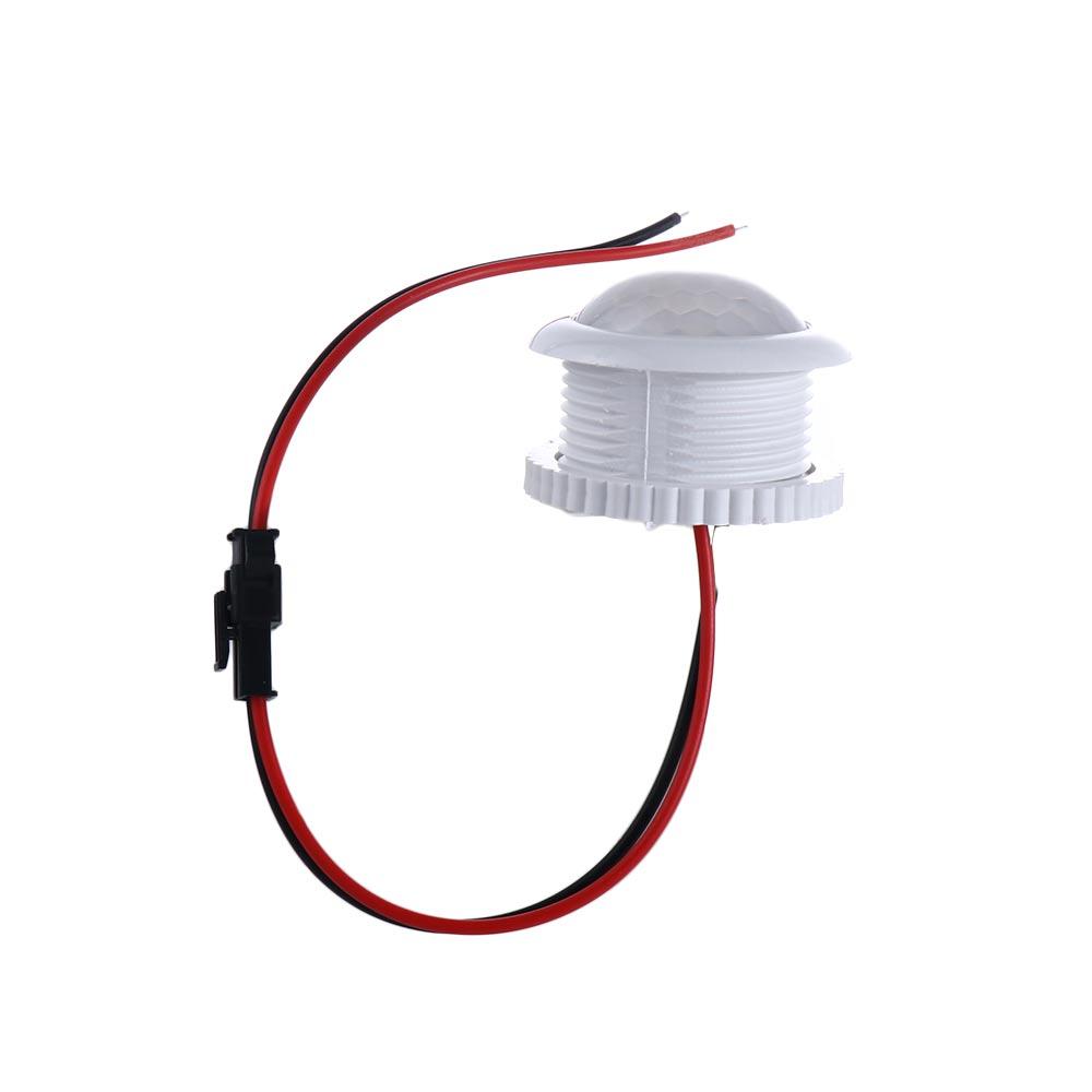 

Переключатель датчика движения PIR Переключатель датчика движения PIR Детектор инфракрасного датчика движения Переключатель автоматического включения/выключения света белый