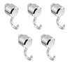 TOSO Picture Rail T-Hooks 30B, Hook B (Front Mount), Rear-Mount Type, Natural (Silver), Pack of 5