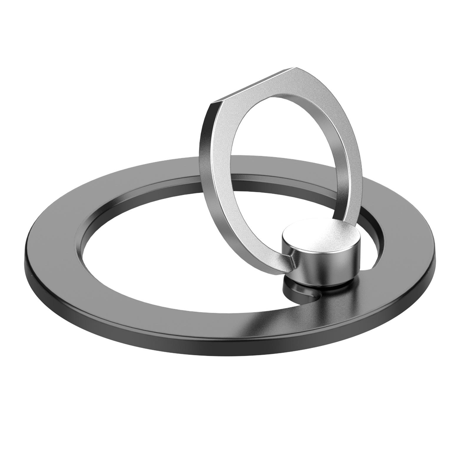 

Сверхтонкое магнитное кольцо-подставка для телефона, совместимое с Magsafe, со сверхсильным магнитом чёрный